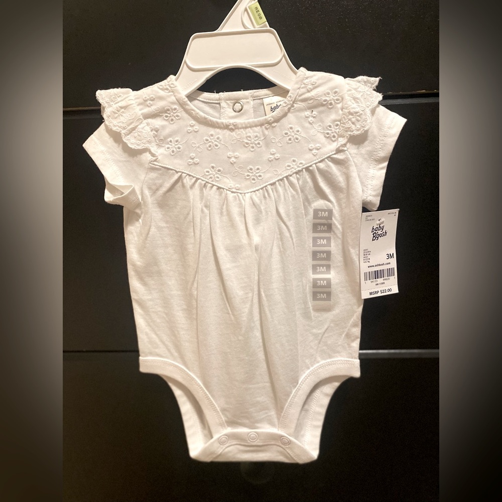 White 3M onesie
